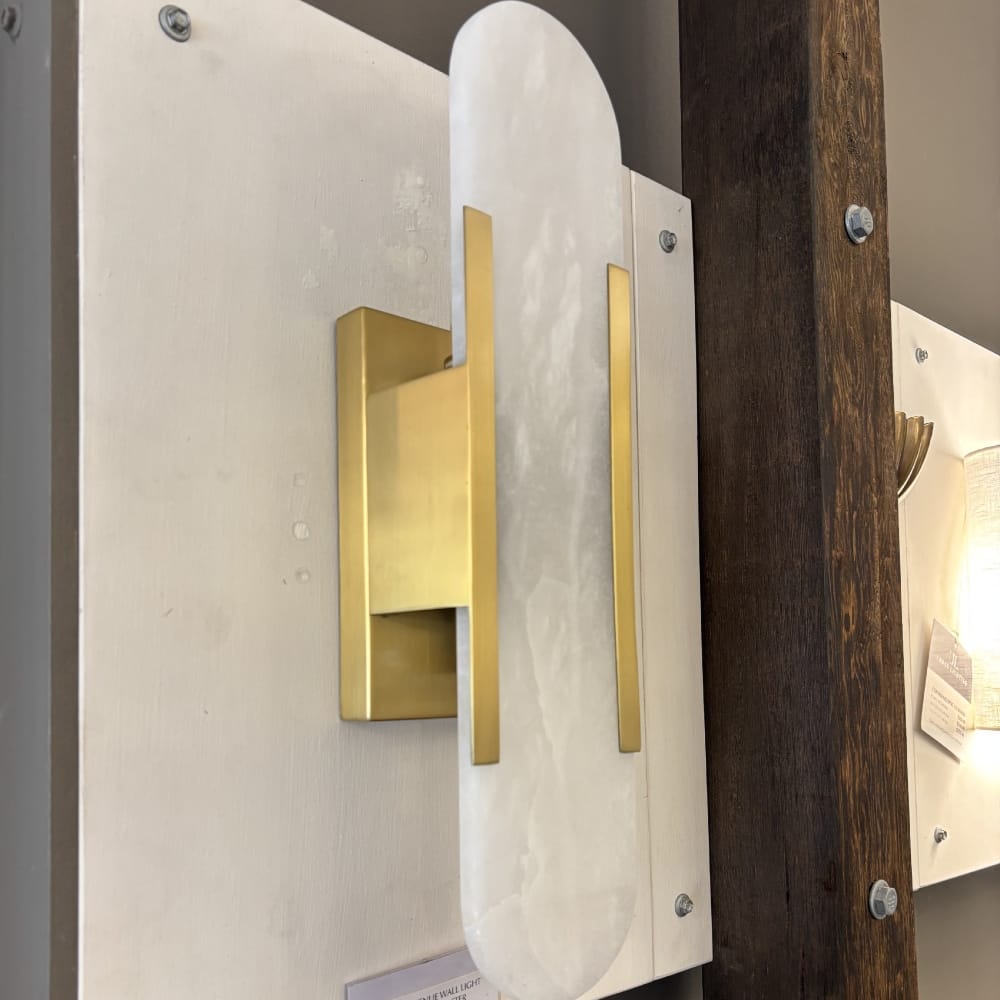 Interior Wall Light / Sconce 5th Avenue Alabaster Wall Sconce
