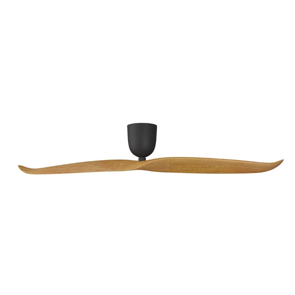 Without Light AE2+ Ceiling Fan Light Woodgrain and Black