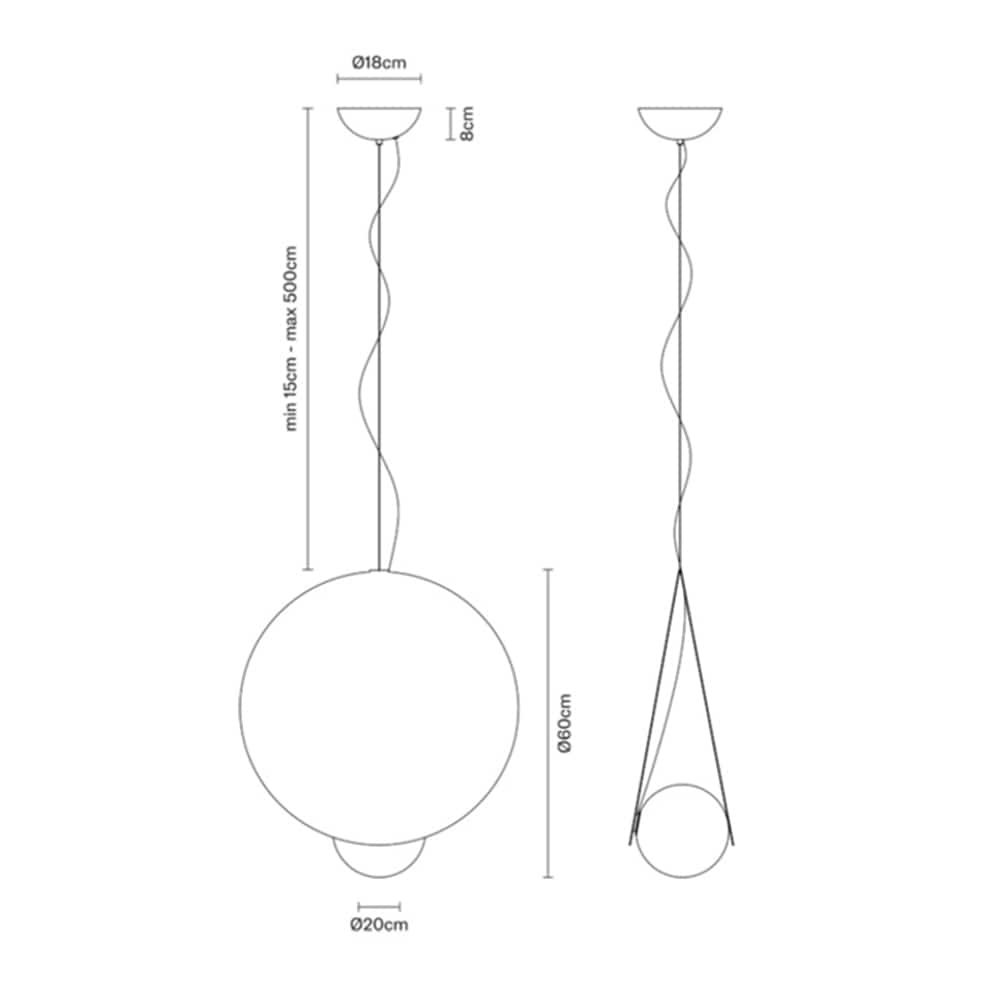 Interior Pendant Akoya Large Pendant (Excess Stock)