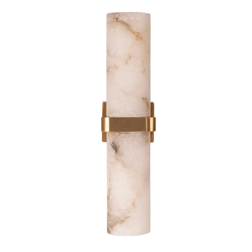 Exterior Wall Light Albast Up & Down Wall Light with Alabaster Glass