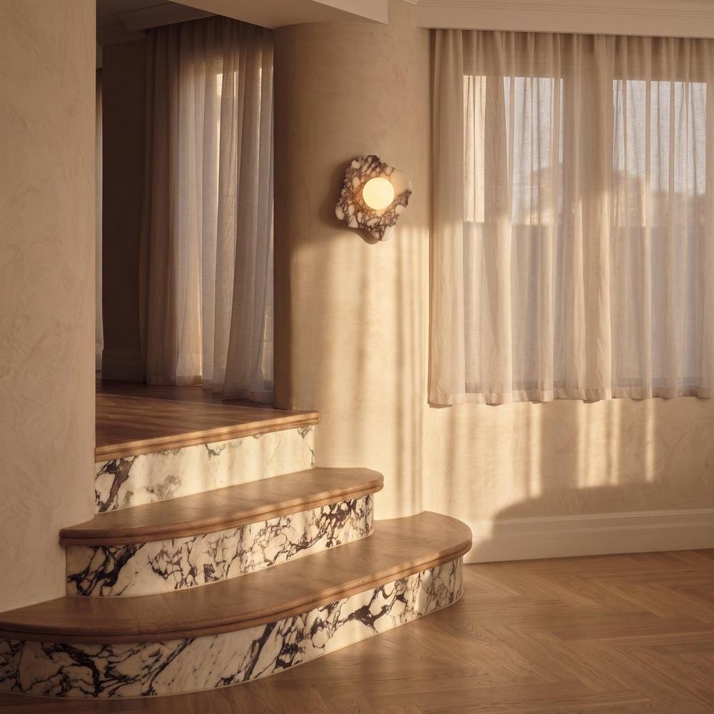 Interior Wall Light / Sconce Alora Bulgari Marble Wall Sconce