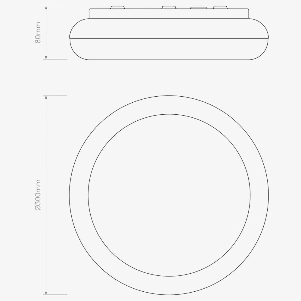 Interior Flush & Semi Flush Altea 300 Ceiling Light
