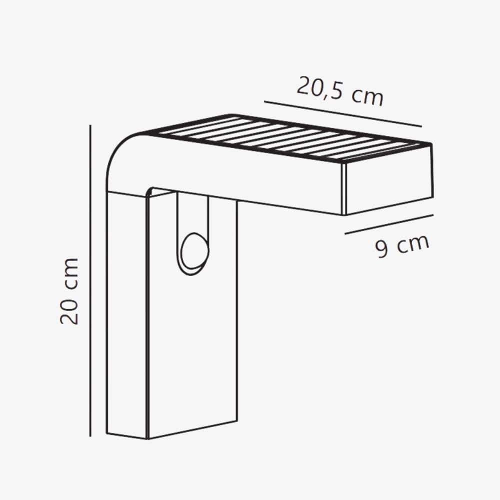 Solar Lighting Alya Solar Outdoor Wall Light