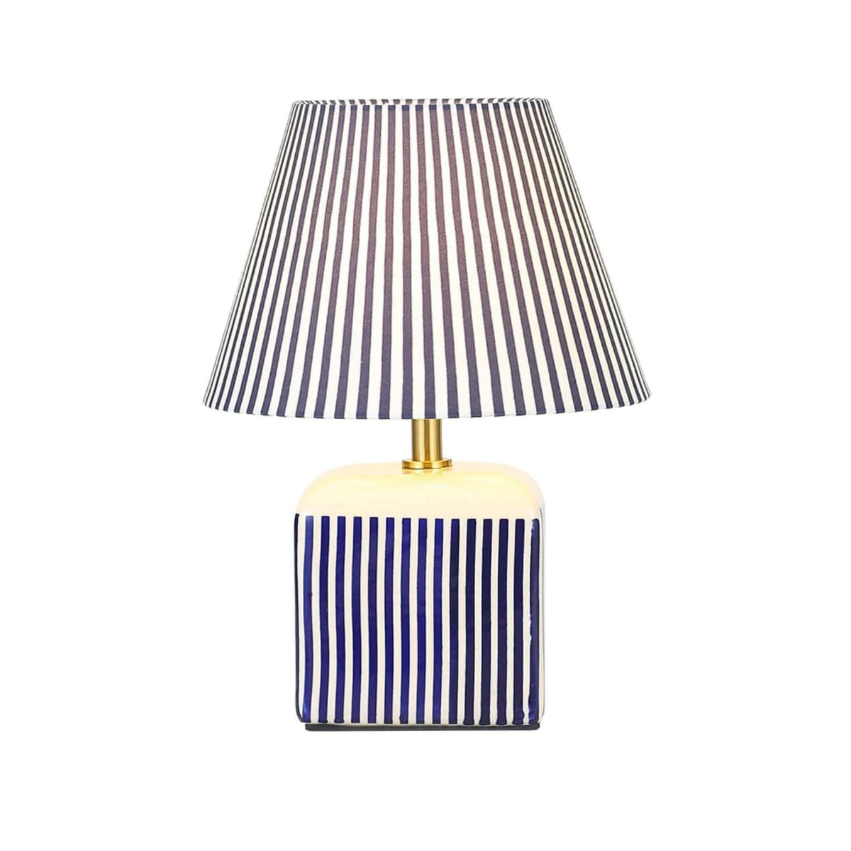 Table Lamps Amaris Ceramic Striped Table Lamp