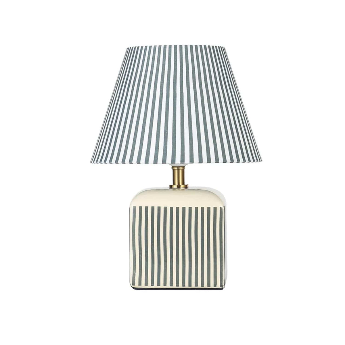 Table Lamps Amaris Ceramic Striped Table Lamp