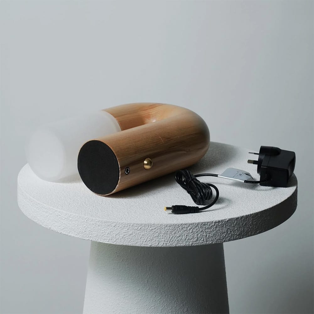Table Lamps Arch Wood Touch Table Lamp