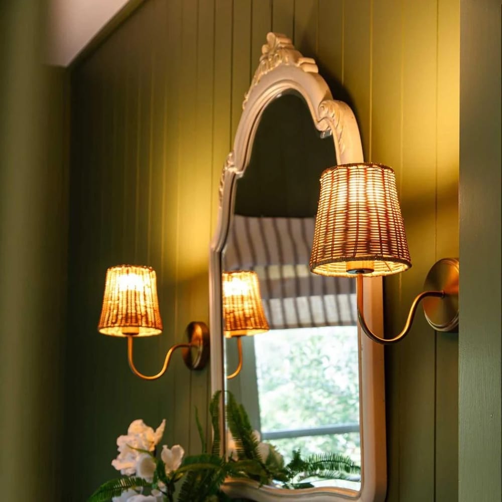 Interior Wall Light / Sconce Athens Wall Light Antique Brass with Shade