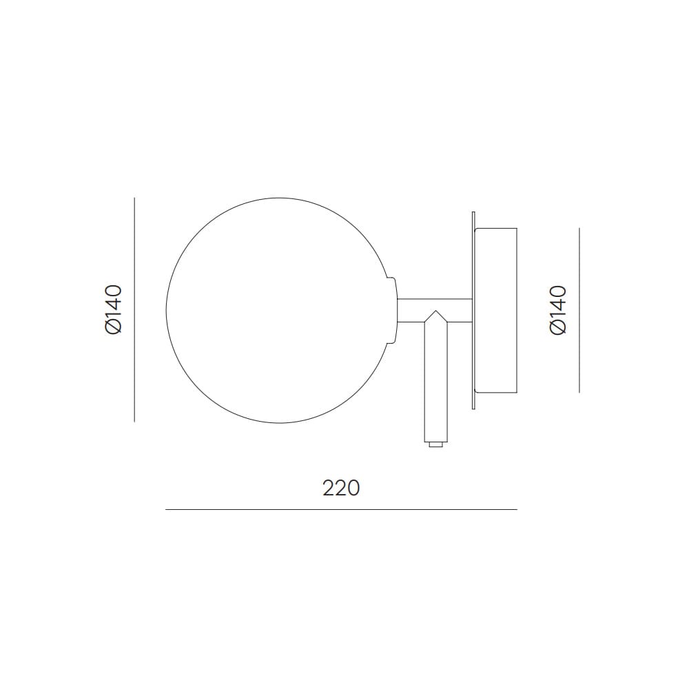 Interior Wall Light / Sconce Atom Wall Light