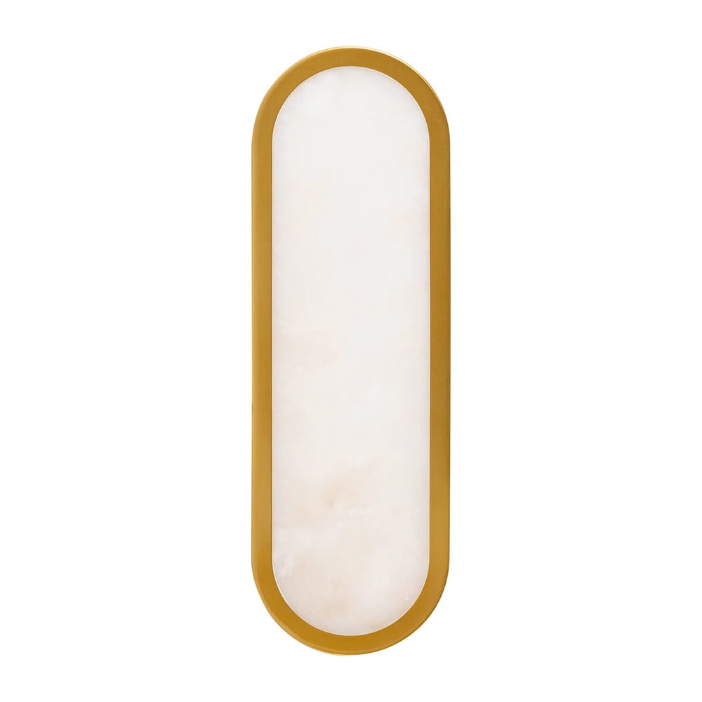 Interior Wall Light / Sconce Auster with Alabaster Glass Wall Light
