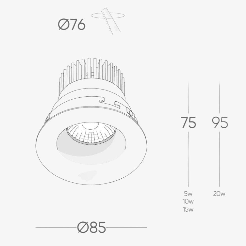 Recessed B135 Down Light
