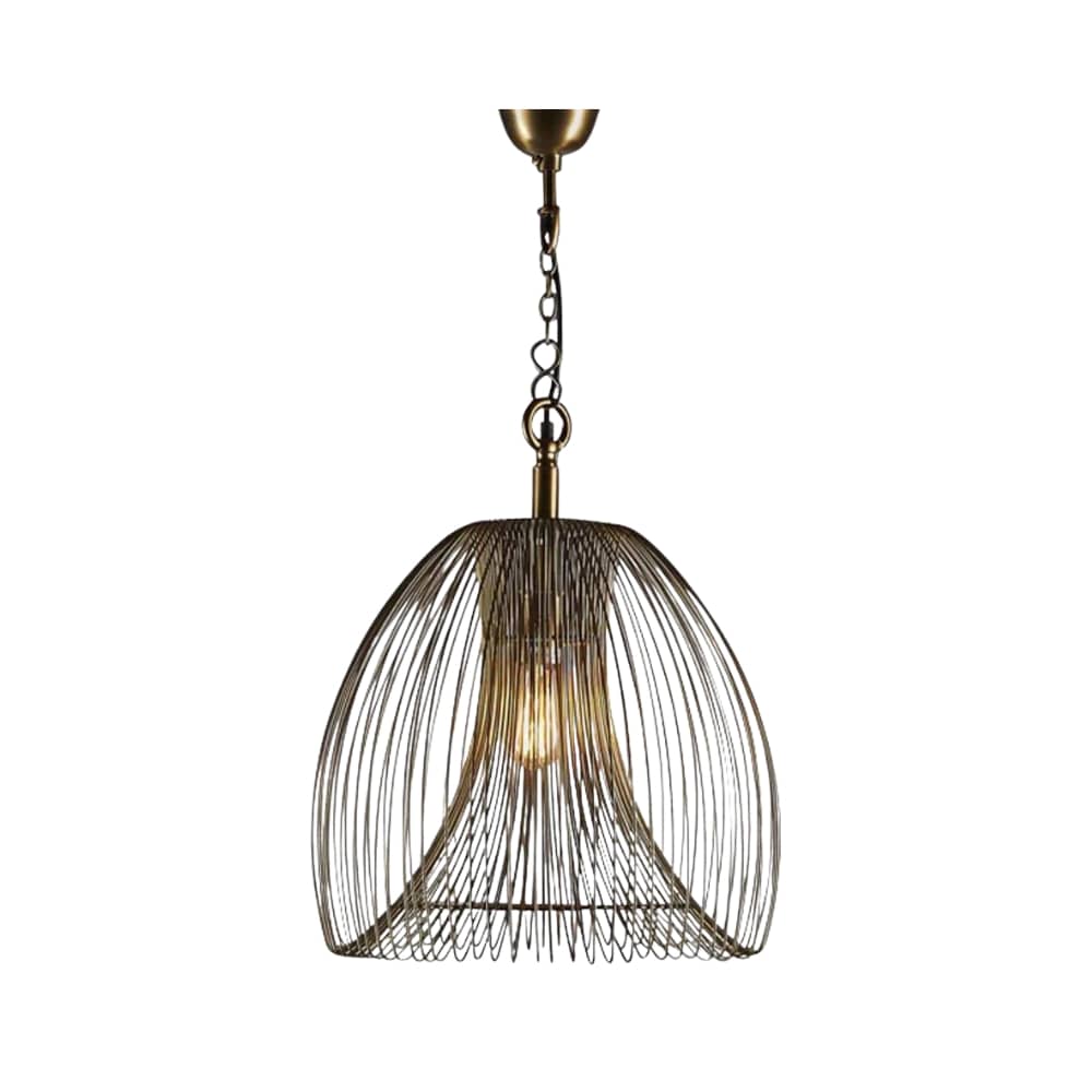 Interior Pendant Baker Ceiling Pendant Large Gold (Excess Stock)