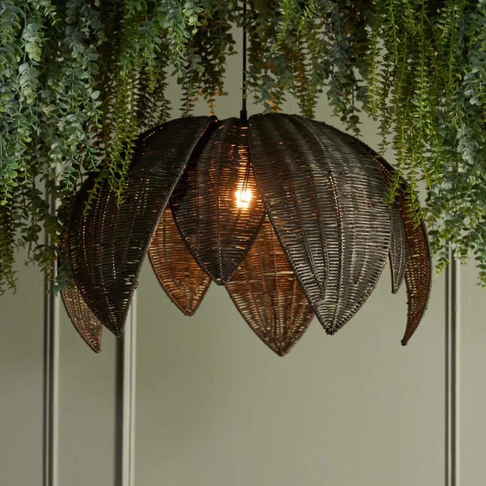 Interior Pendant Bali Large Pendant Black (Excess Stock)