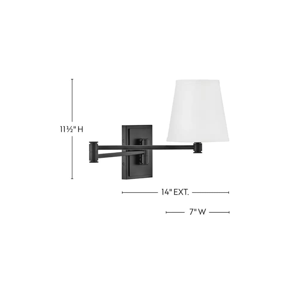 Interior Wall Light / Sconce Beale 1 Light Swing Arm Wall Bracket