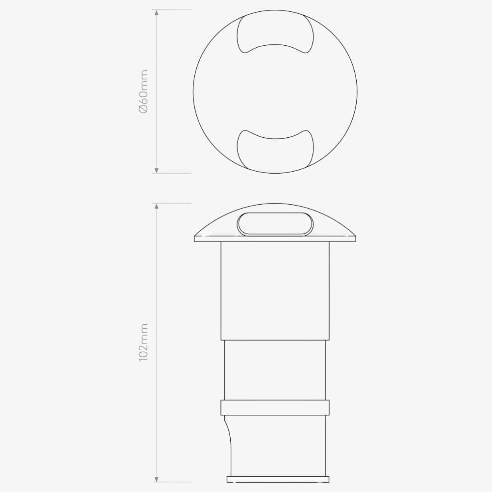Interior Wall Light / Sconce Beam Two LED Light