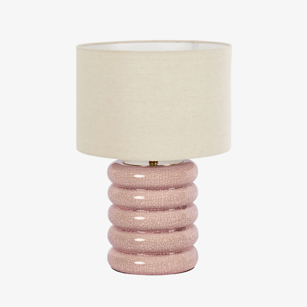 Table Lamps Bentley Blue Table Lamp & Linen Shade