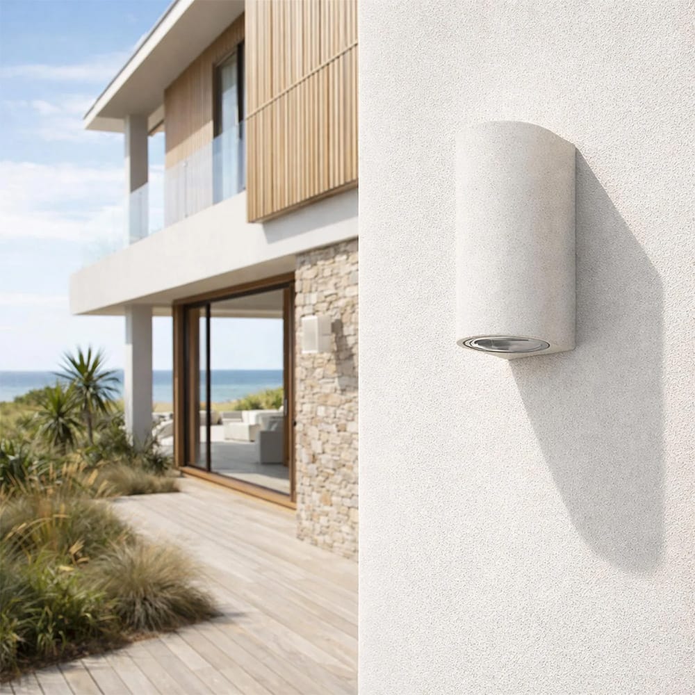 Exterior Wall Light Blaze Sandstone Outdoor Up/Down Wall Light