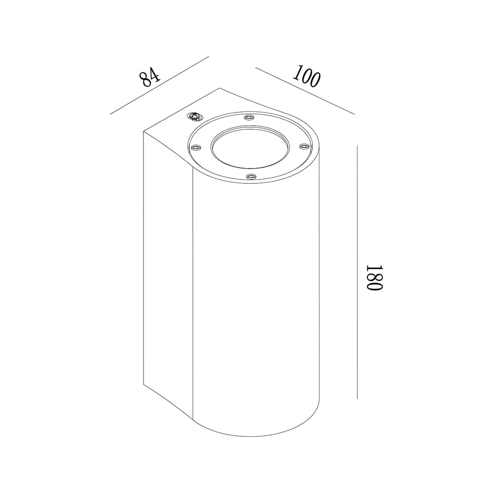 Exterior Wall Light Blaze Sandstone Outdoor Up/Down Wall Light