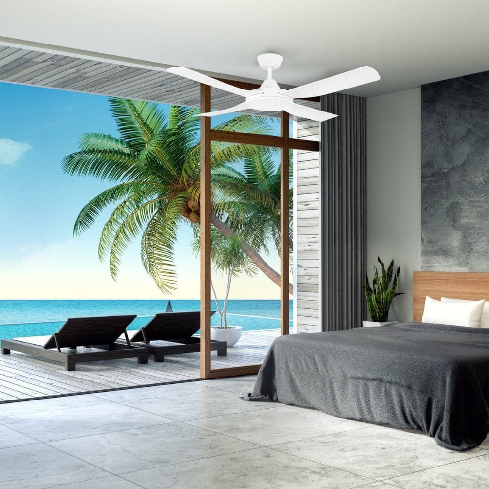 Without Light Bondi Ceiling Fan Matte White