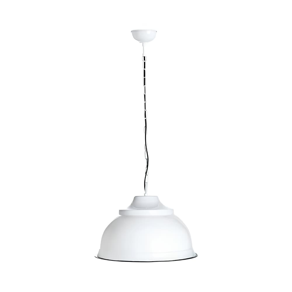 Interior Pendant Brasserie Overhead Ceiling Pendant Large White (Excess Stock)