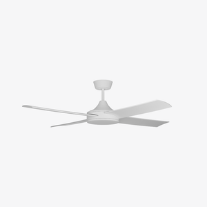 Without Light Breeze Silent AC Ceiling Fan White