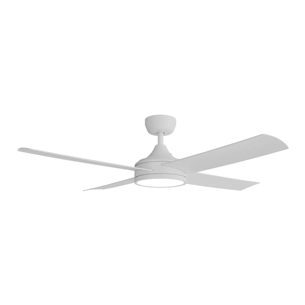With Light Breeze Silent Pro DC Ceiling Fan White with Light