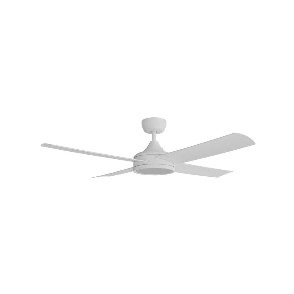 With Light Breeze Silent Pro DC Ceiling Fan White with Light