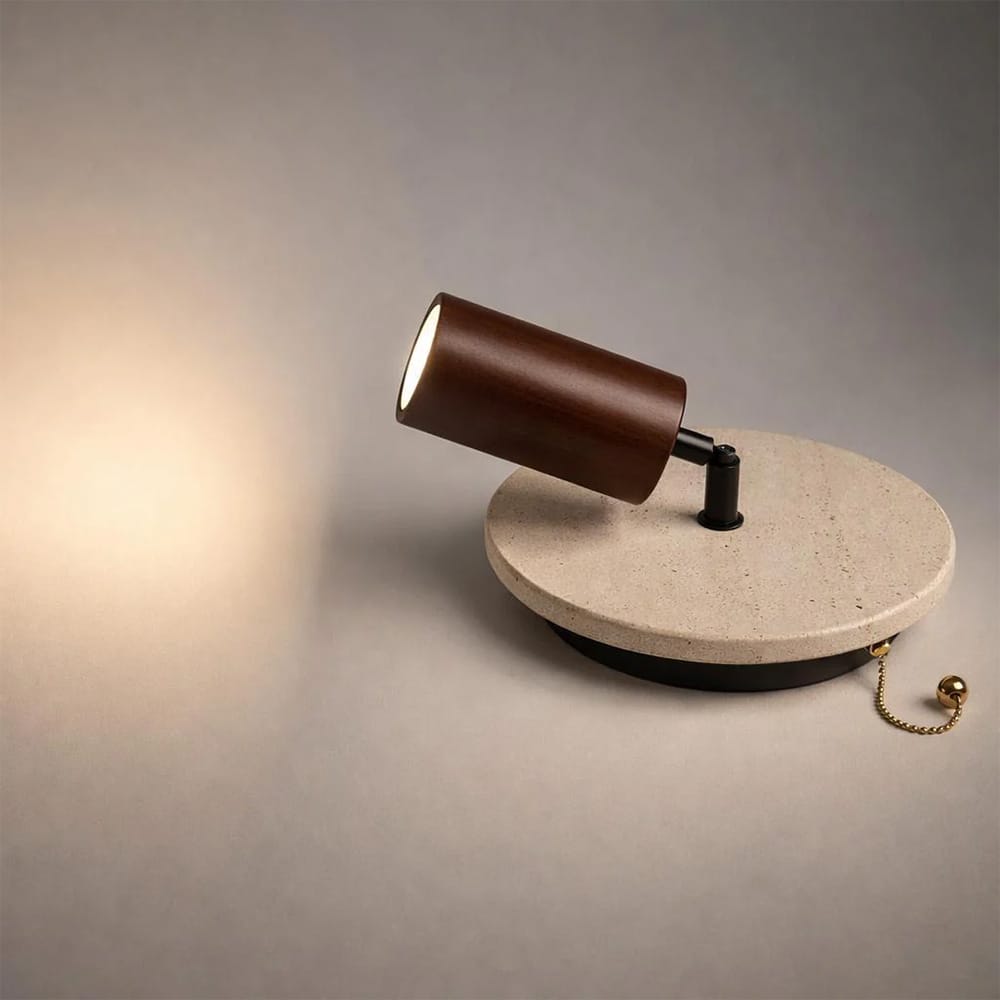 Interior Wall Light / Sconce Brim Travertine 2 in 1 Indoor Wall Light