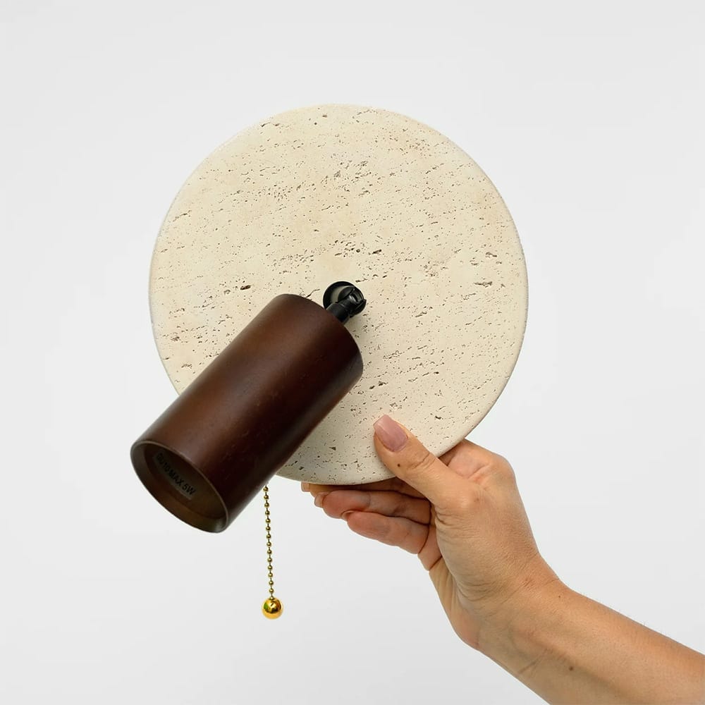 Interior Wall Light / Sconce Brim Travertine 2 in 1 Indoor Wall Light