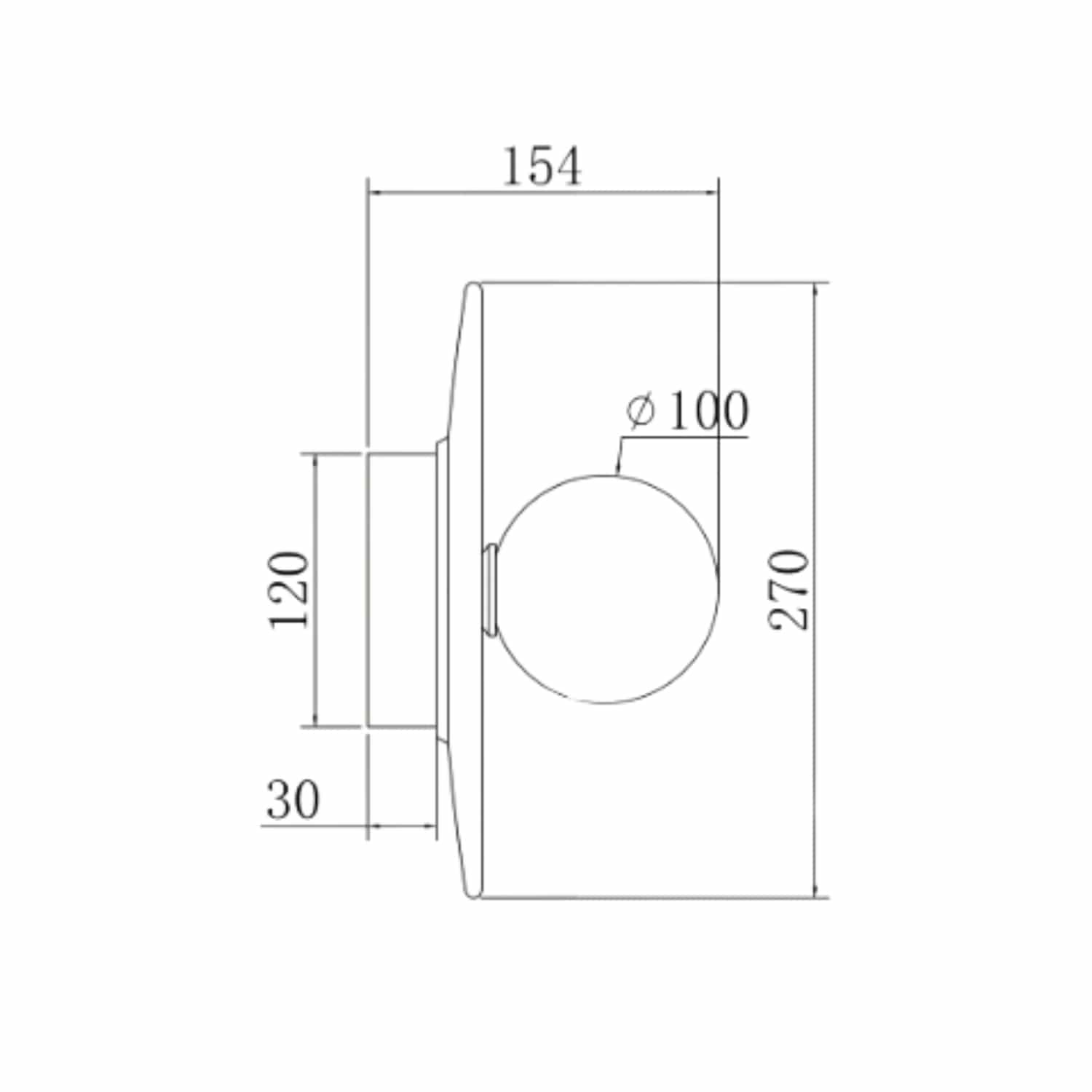 Interior Wall Light / Sconce Brina Verde Guatemala Marble Wall Sconce