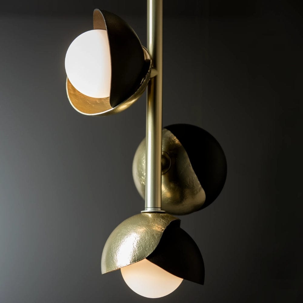 Interior Pendant Brooklyn 4 Light Double Shade Vertical Pendant