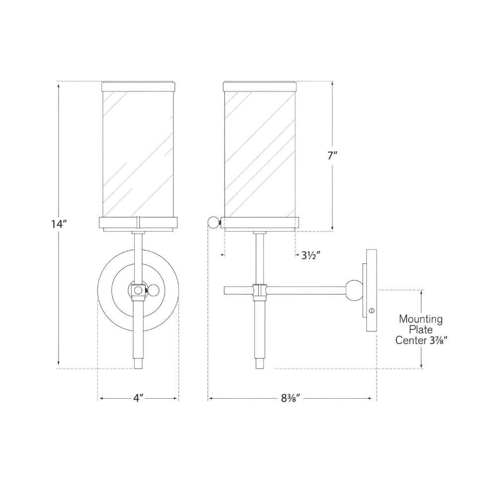 Interior Wall Light / Sconce Bryant Bath Sconce