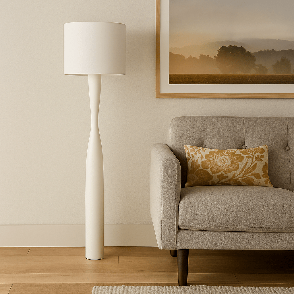 Floor Lamps Callum Floor Lamp Base White