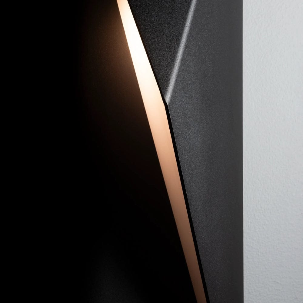 Exterior Wall Light Carbon Small Outdoor Sconce