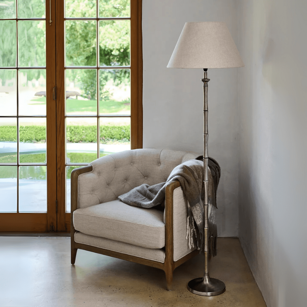 Floor Lamps Carlos Bamboo Floor Lampbase - Base Only