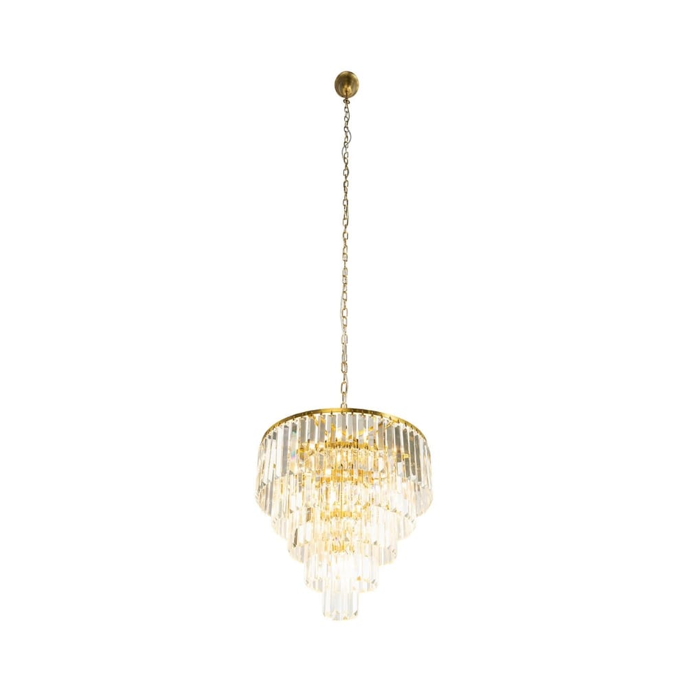 Chandelier Celestial Chandelier in Satin Brass