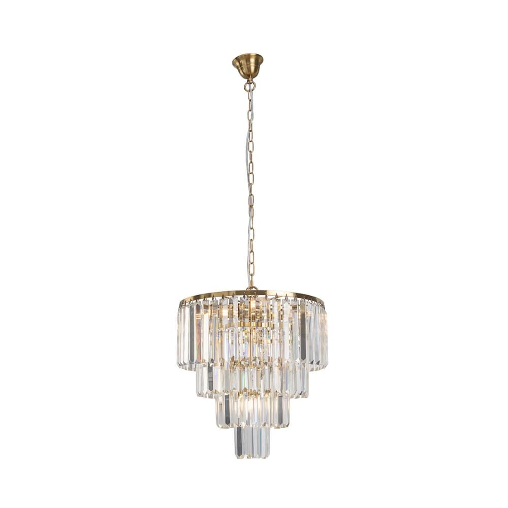 Chandelier Celestial Chandelier in Satin Brass