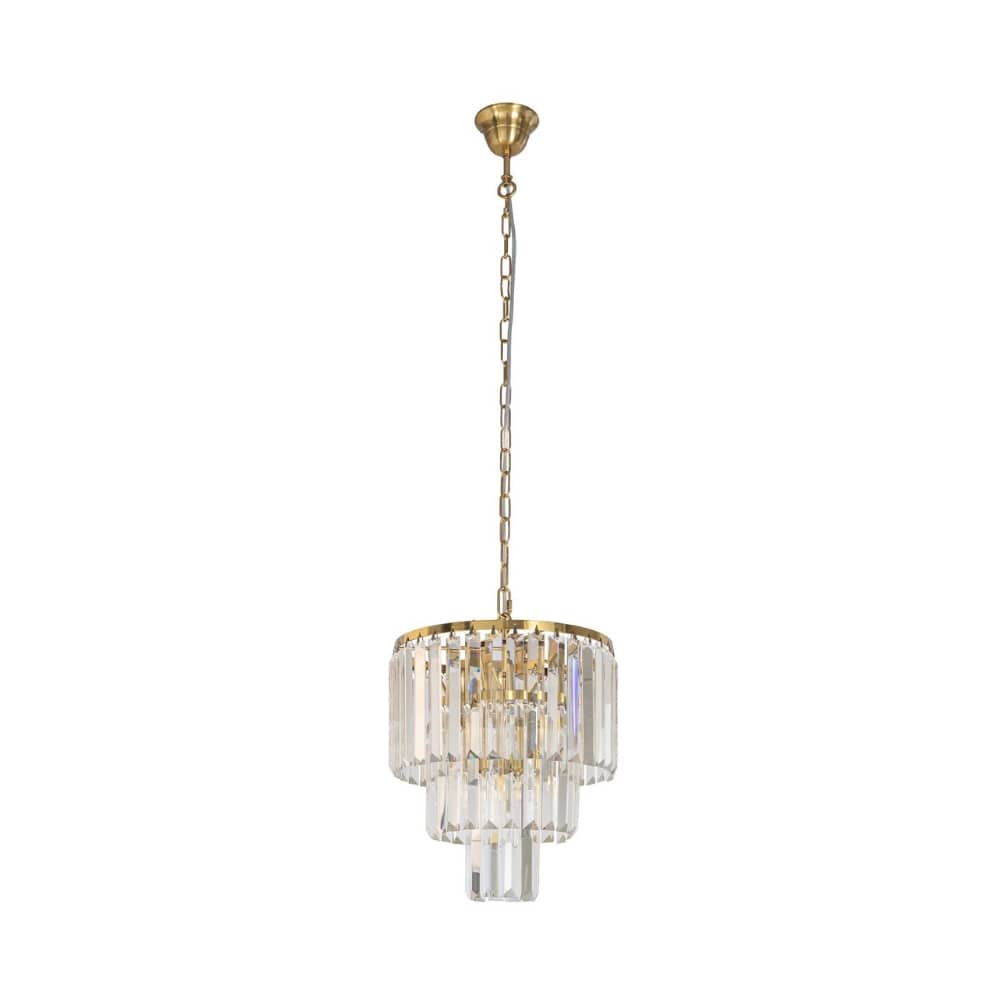 Chandelier Celestial Chandelier in Satin Brass
