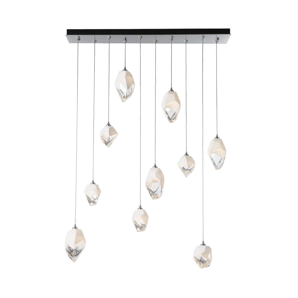 Linear Pendant Chrysalis 10 Light Mixed Crystal Linear Pendant