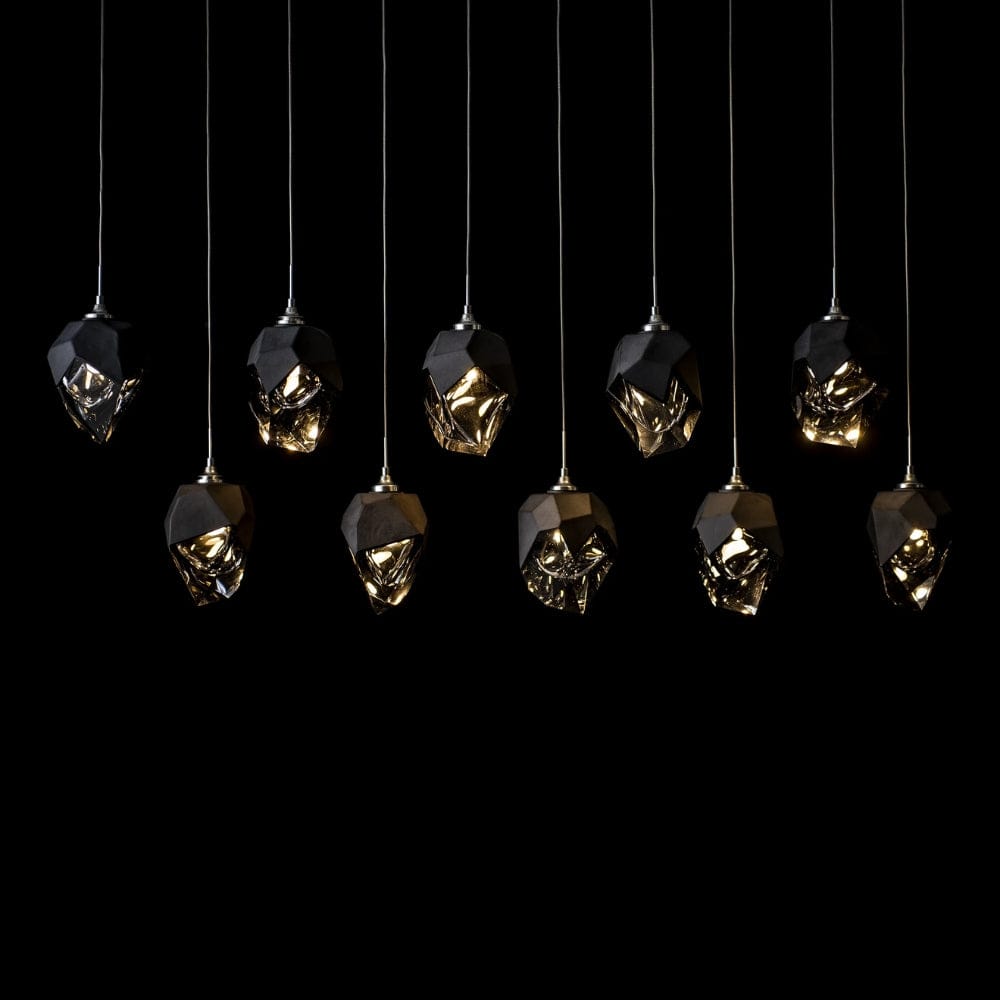 Linear Pendant Chrysalis 10 Light Small Crystal Linear Pendant
