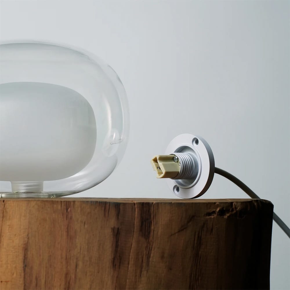 Interior Wall Light / Sconce Cielo Hand Blown Double Glass Orb Wall Light