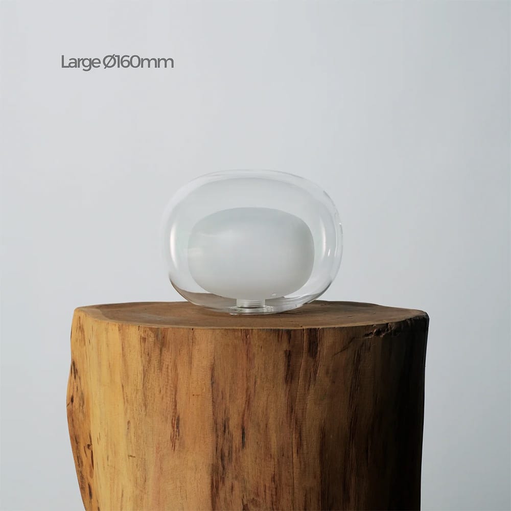 Interior Wall Light / Sconce Cielo Hand Blown Double Glass Orb Wall Light