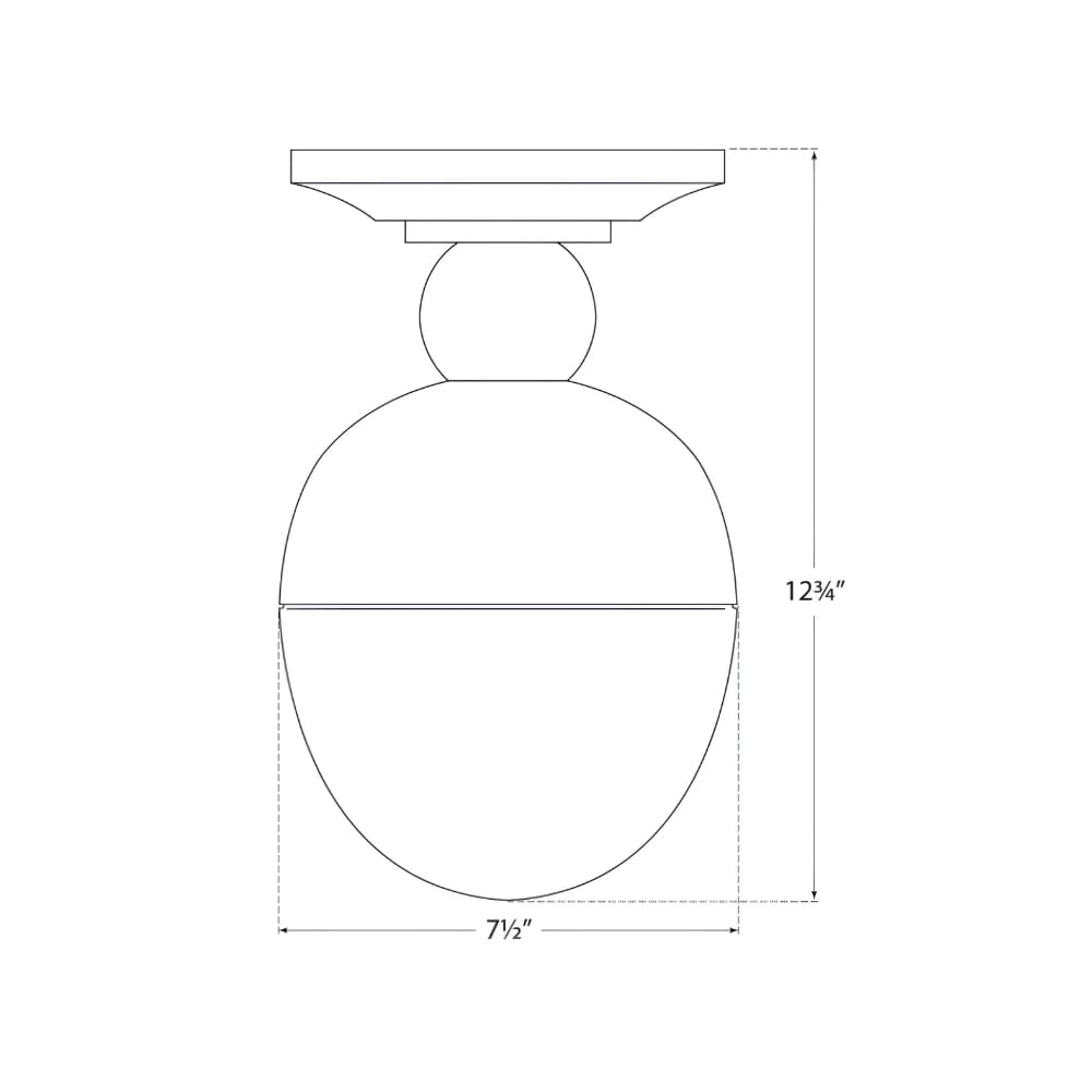 Interior Flush & Semi Flush Clark Flush Mount