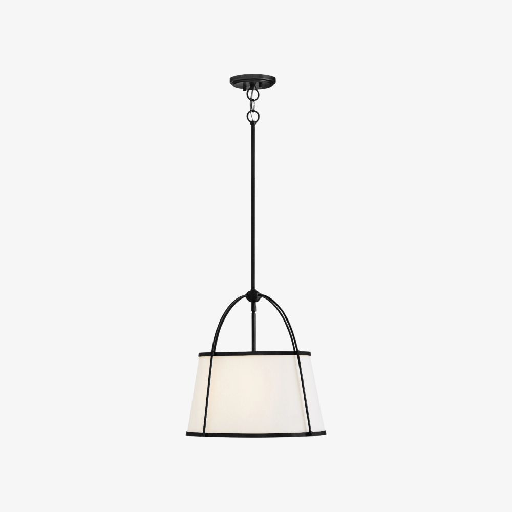 Interior Pendant Clarke Medium Drum Pendant - Fabric Shade