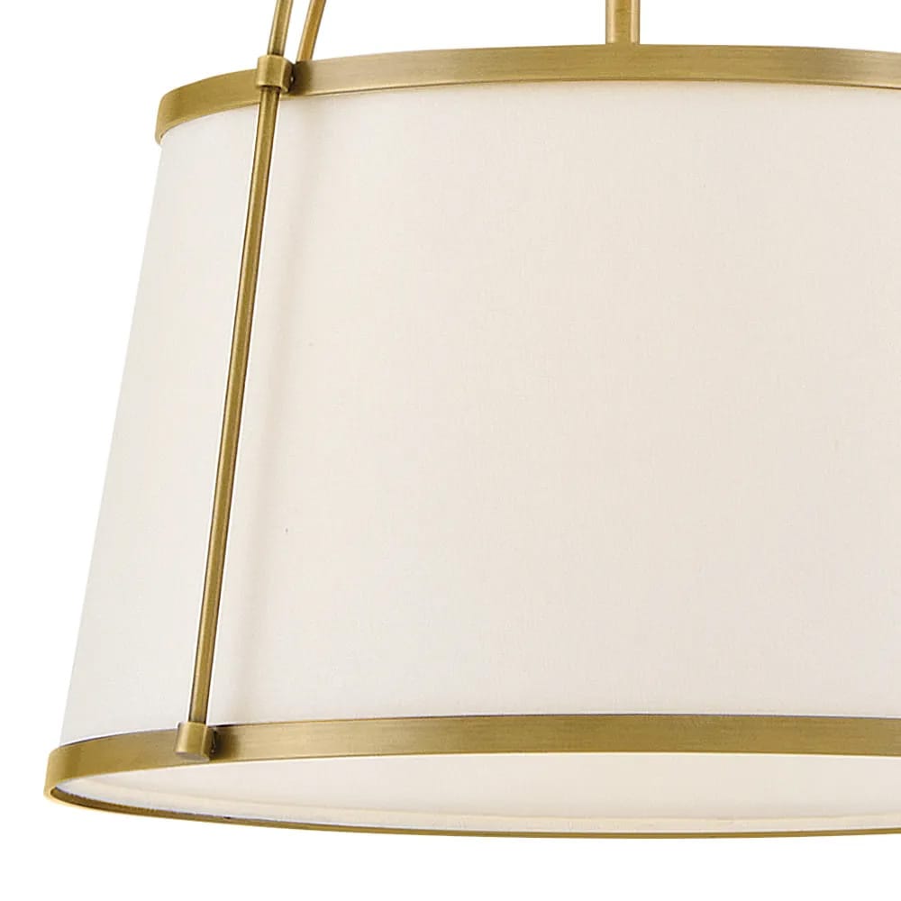 Interior Pendant Clarke Medium Drum Pendant - Fabric Shade