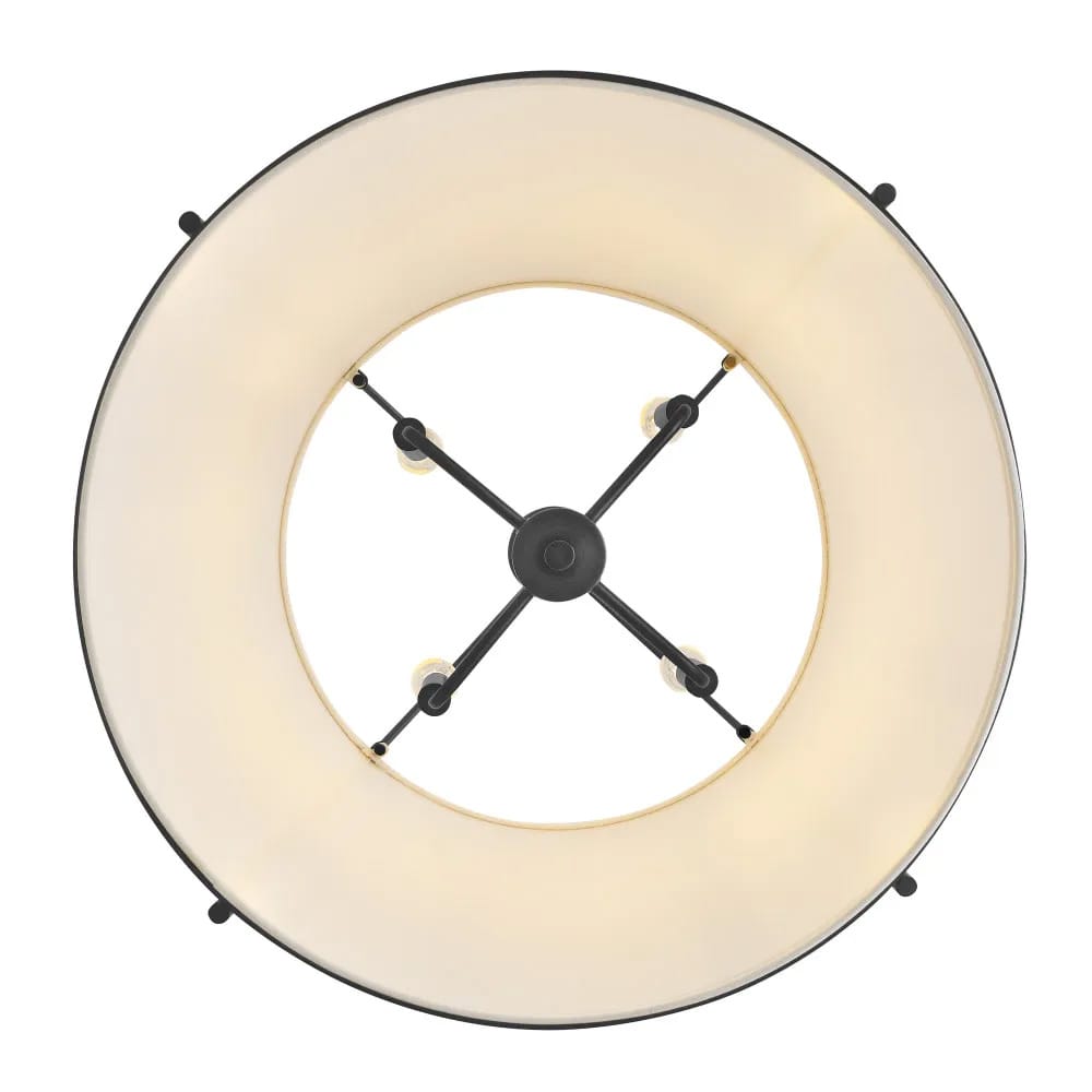 Interior Pendant Clarke Medium Drum Pendant - Fabric Shade