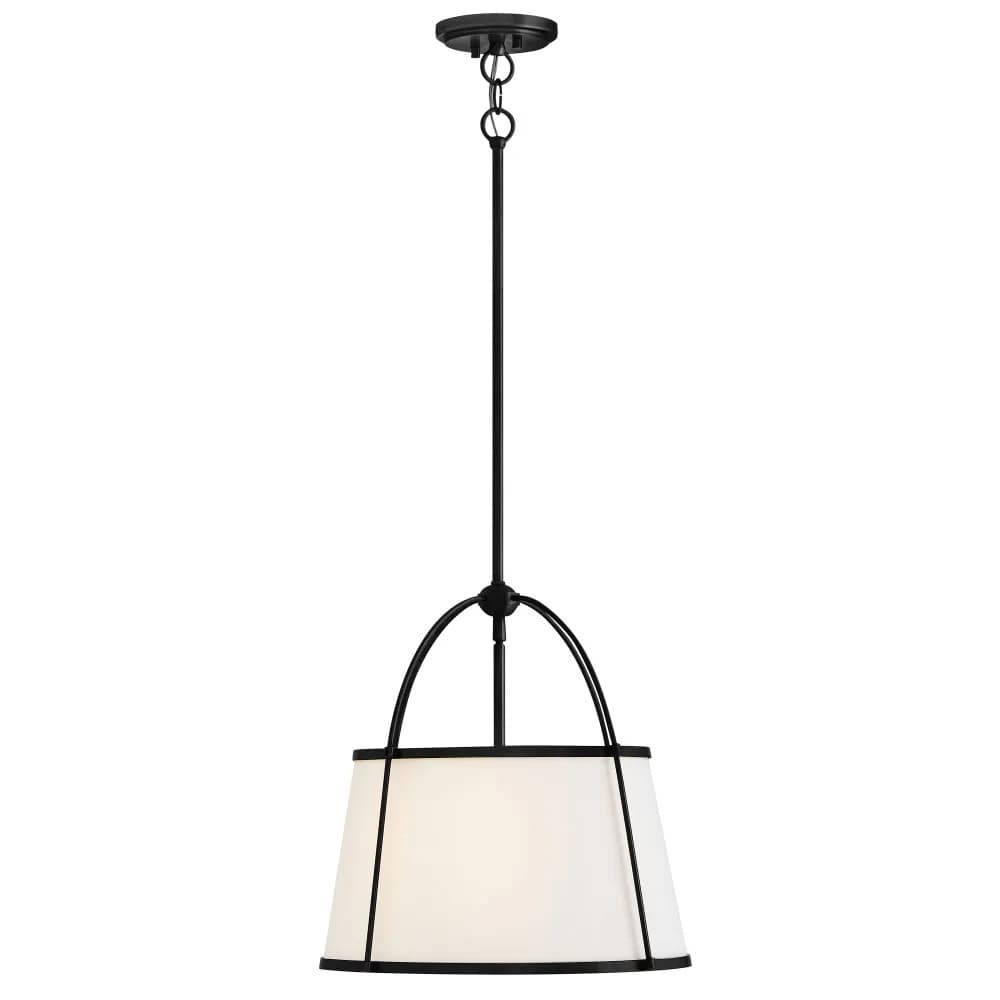 Interior Pendant Clarke Medium Drum Pendant - Fabric Shade