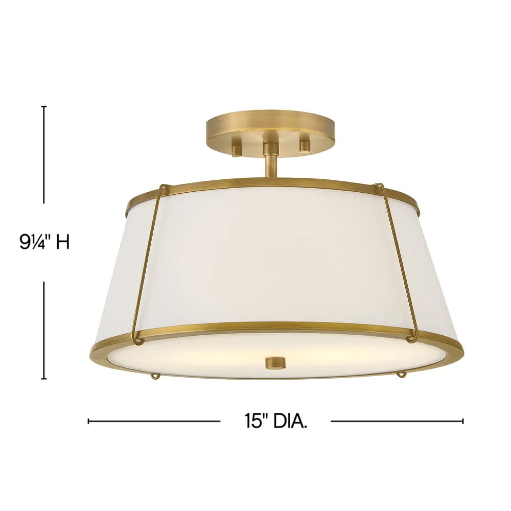 Interior Flush & Semi Flush Clarke Semi-Flush Mount