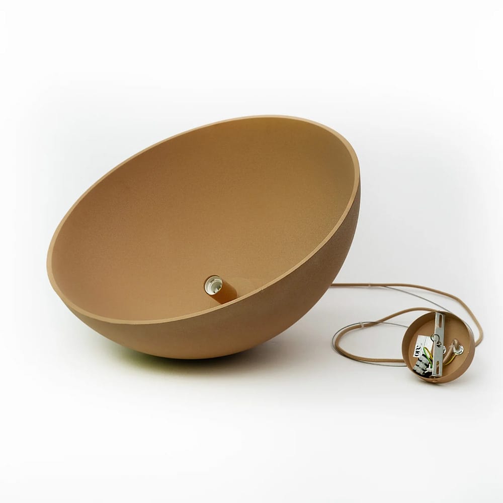 Interior Pendant Clay Dome Plaster Pendant Light