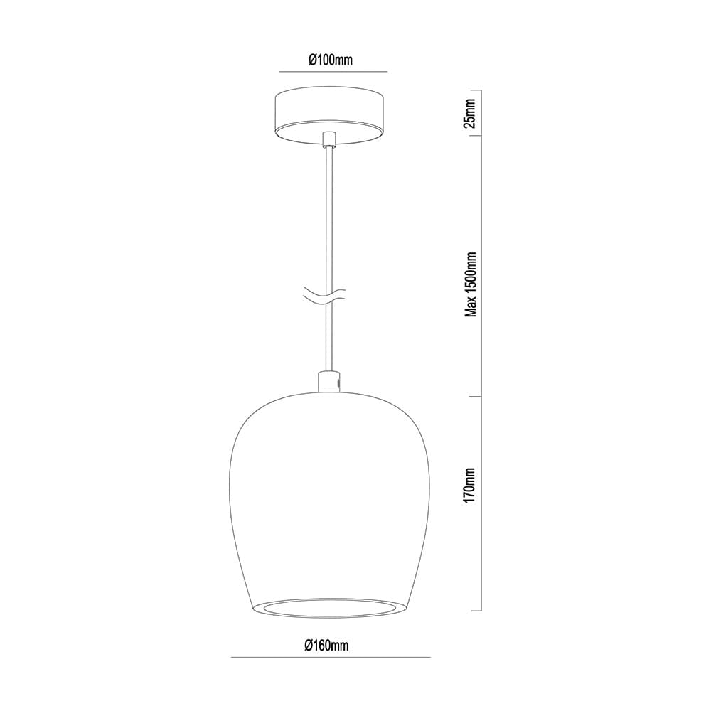 Interior Pendant Clay Drop Stone Concrete Pendant Light