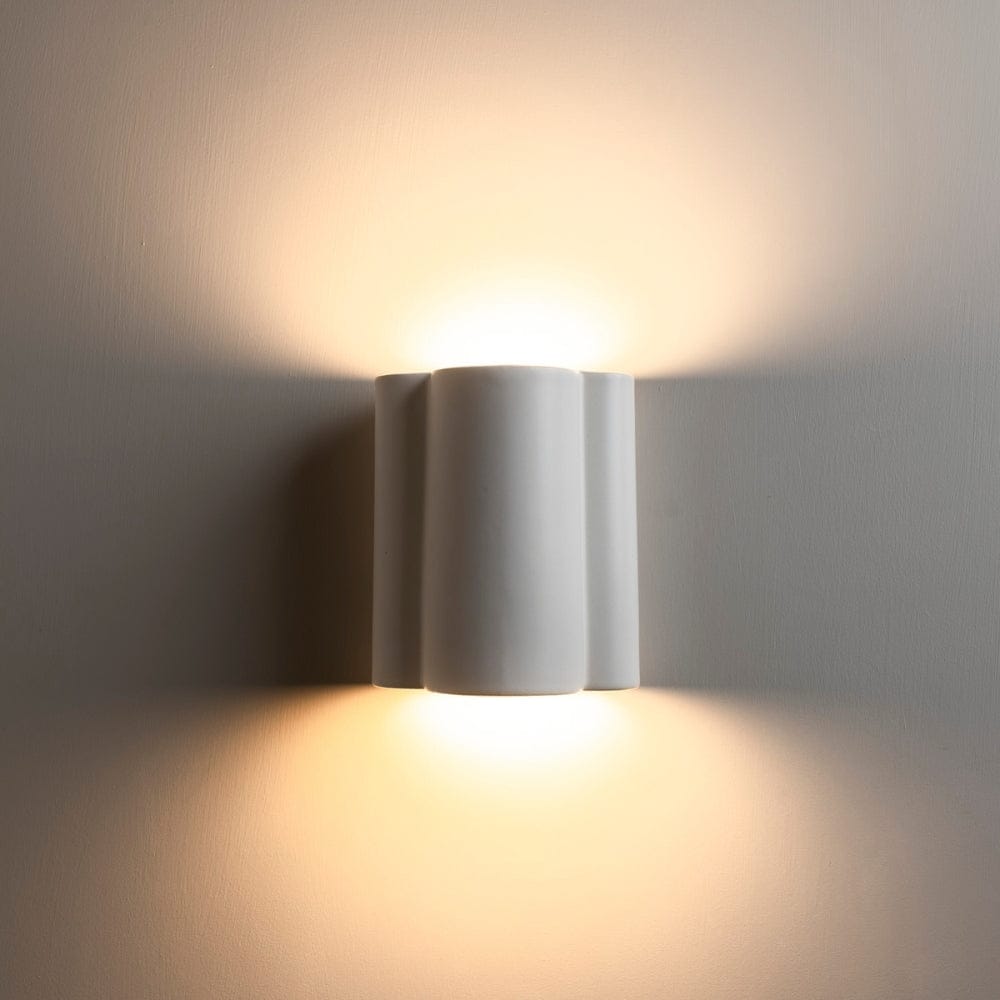 Exterior Wall Light Cloud Exterior Wall Light in Eggshell White